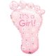 Fólia Lufi - Babaszületés - It's a Girl Foot - (Láb) - 82cm