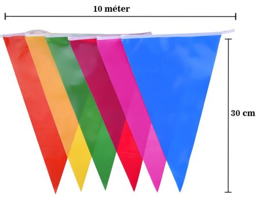 Színes Zászlófüzér - Közepes - 10 m